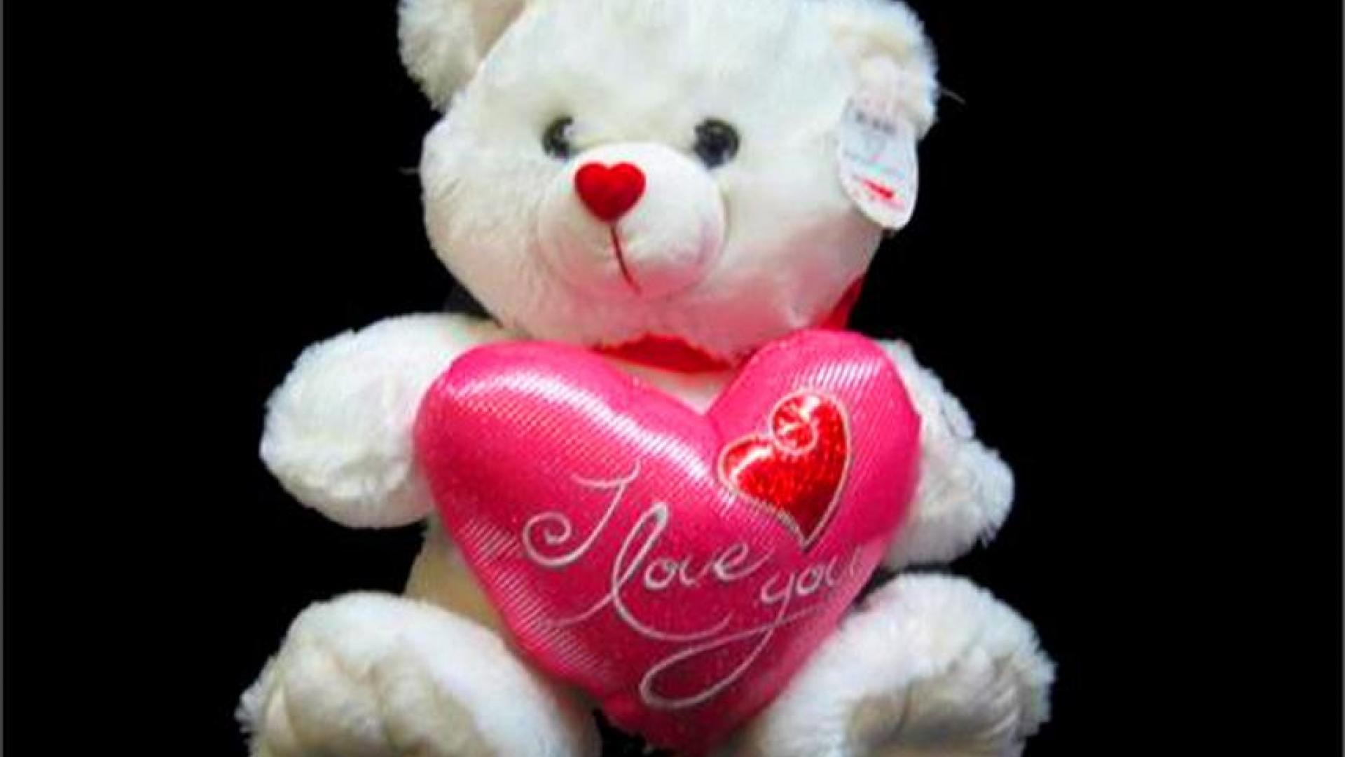 i love you wallpaper 3d,stuffed toy,teddy bear,plush,toy,pink