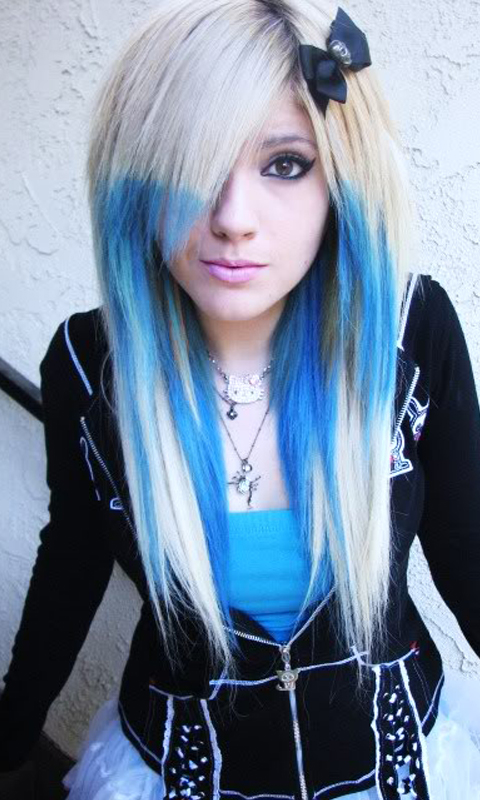 papier peint fille de style,cheveux,coiffure,visage,bleu,coloration de cheveux