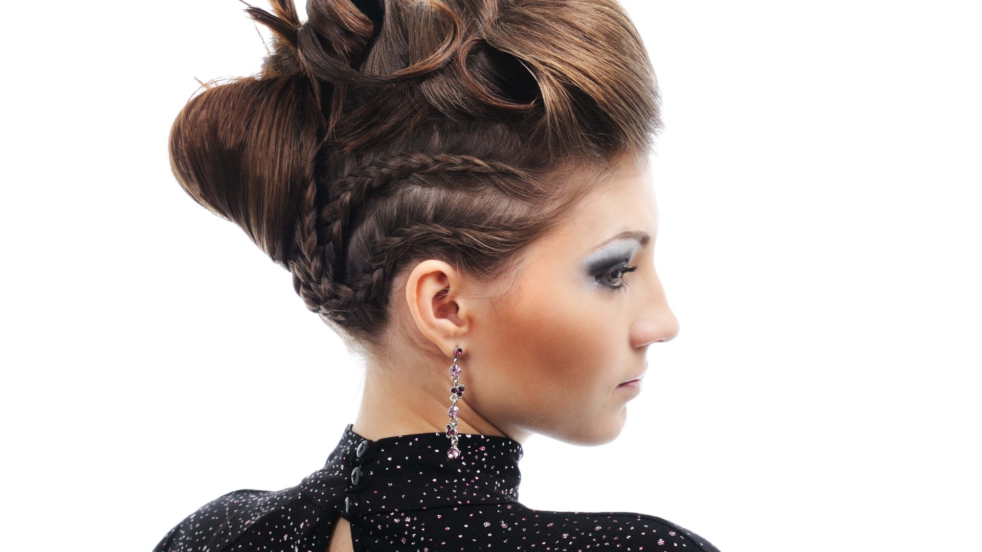 hair style wallpaper hd,hair,hairstyle,bun,chignon,beauty