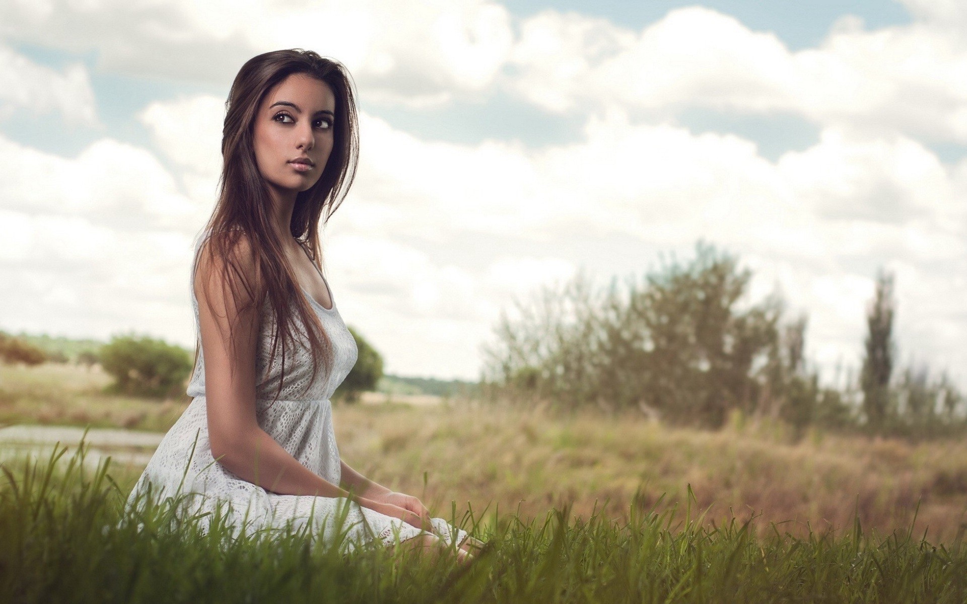 long hair wallpaper,people in nature,hair,nature,photograph,grass