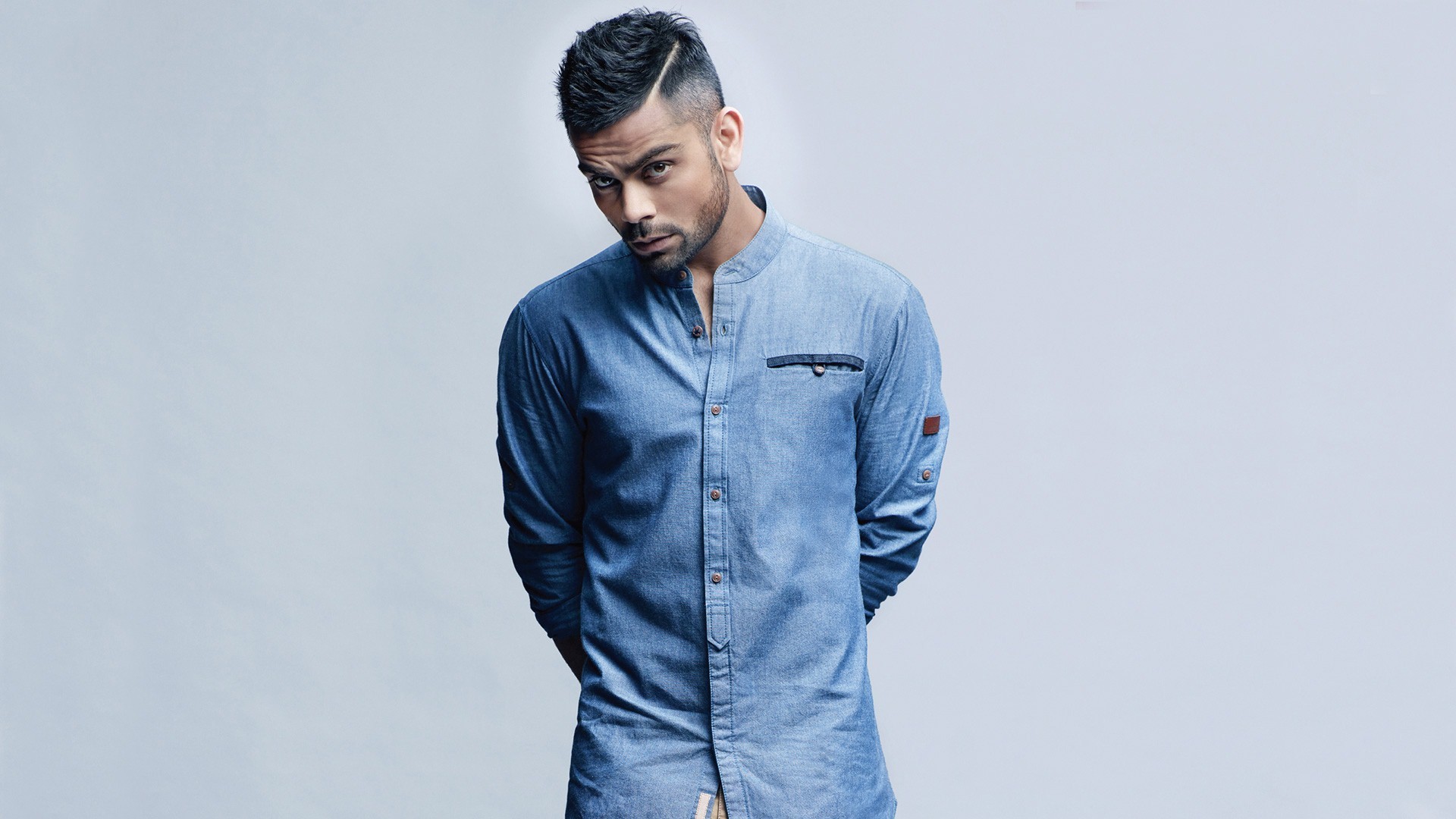 new hairstyle wallpaper,denim,clothing,blue,jeans,dress shirt (#760919