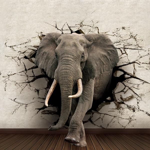 3d 벽지 그림,코끼리,코끼리와 매머드,아프리카 코끼리,인도 코끼리,야생 동물