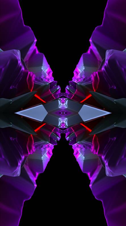 3d 3d壁紙,紫の,バイオレット,フラクタルアート,対称,パターン
