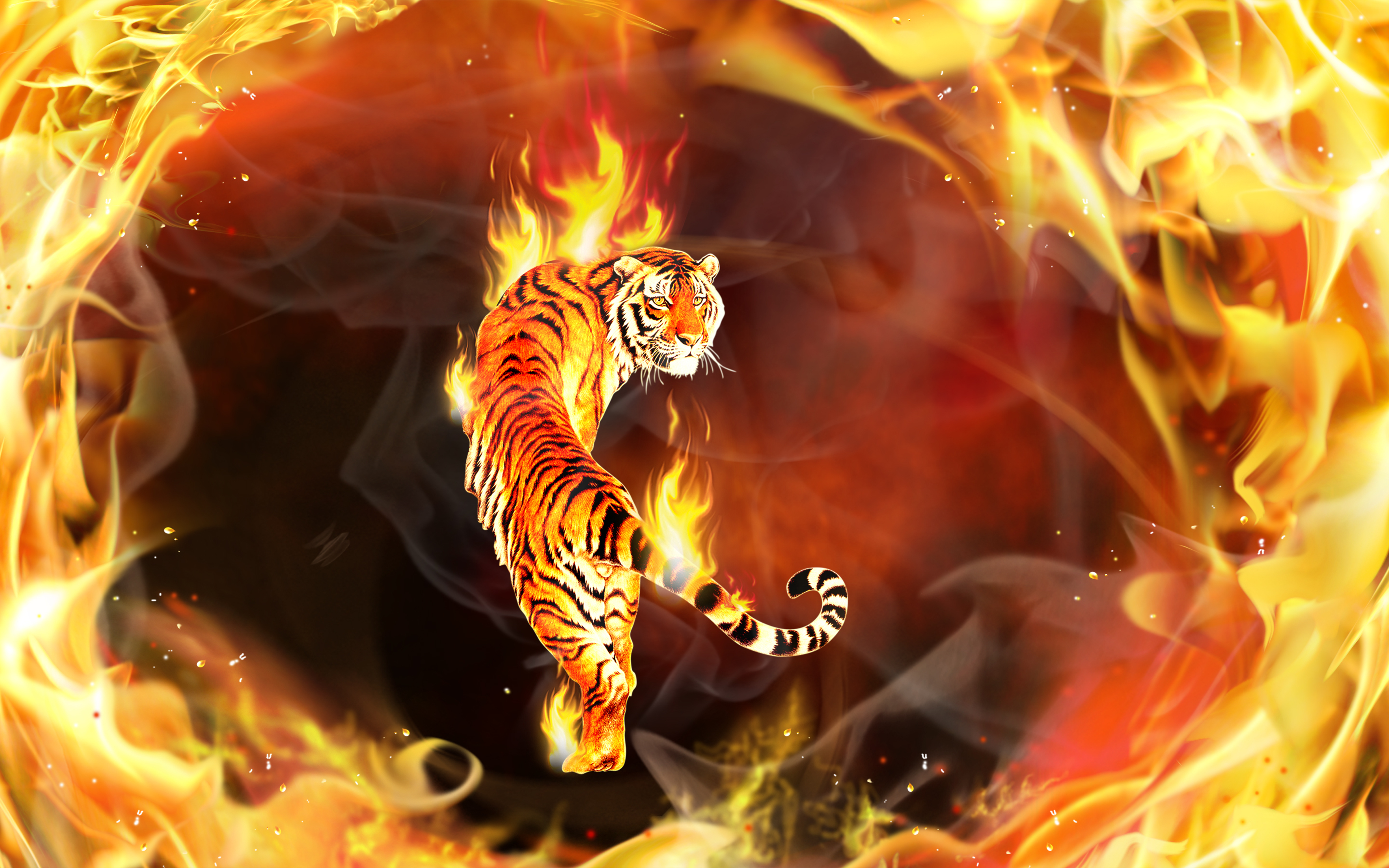火の壁紙3d,火炎,熱,火,神話,架空の人物