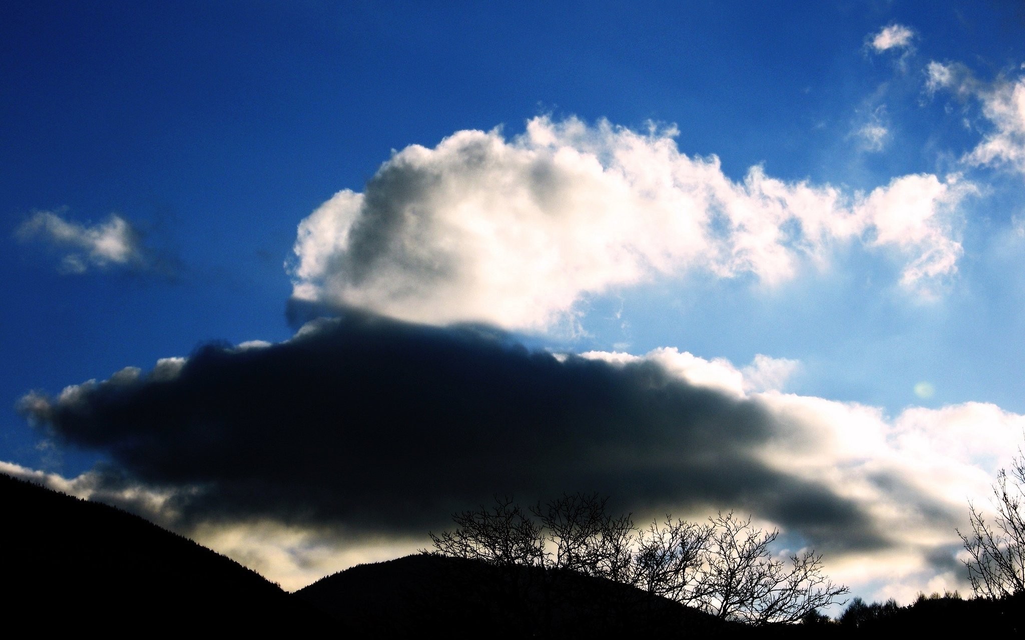 fond d'écran frais pour mobile,ciel,nuage,cumulus,bleu,la nature