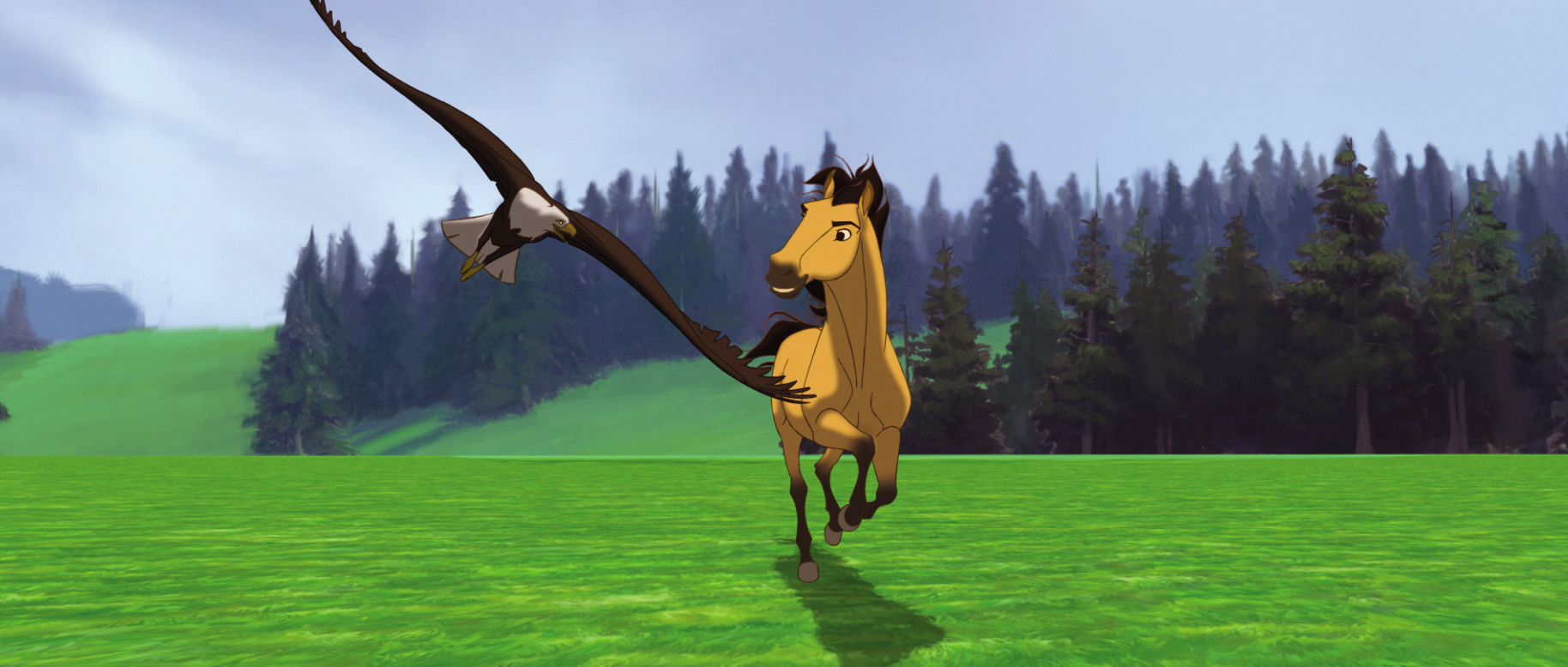 free spirit wallpaper,horse,fictional character,wildlife,stallion,animated cartoon