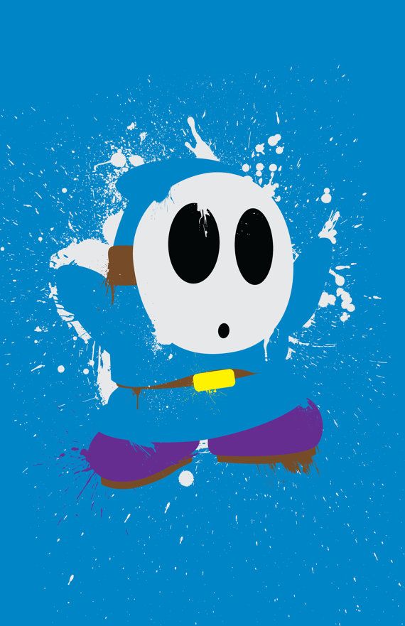 shy guy wallpaper,cartoon,illustration,animation,animated cartoon,sky