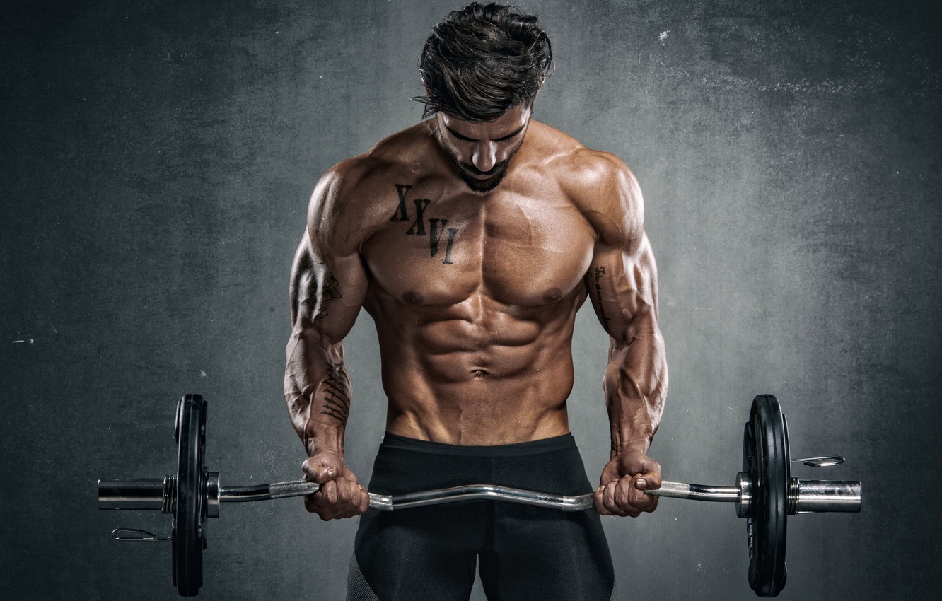 fondo de pantalla de fitness hombre,culturismo,carrocero,aptitud física,hombro,barra con pesas