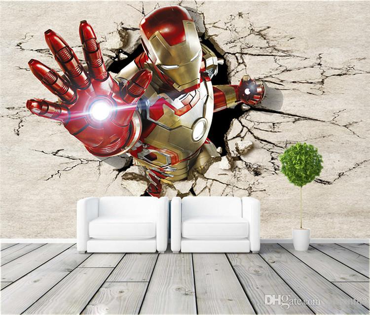 3d wallpaper for boys,iron man,wallpaper,fictional character,superhero,mural