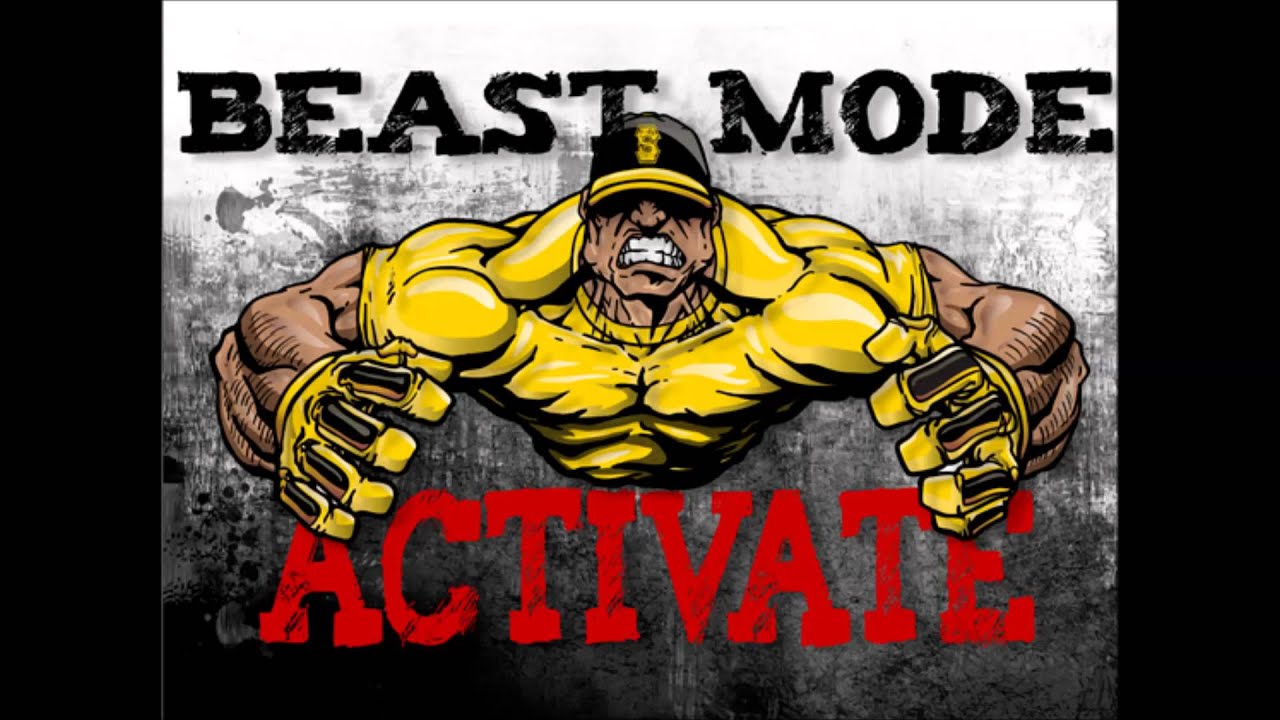 beast mode on wallpaper,poster,movie,album cover,yellow,font