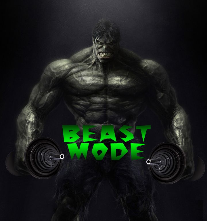 beast mode on wallpaper,hulk,bodybuilding,fictional character,muscle,font