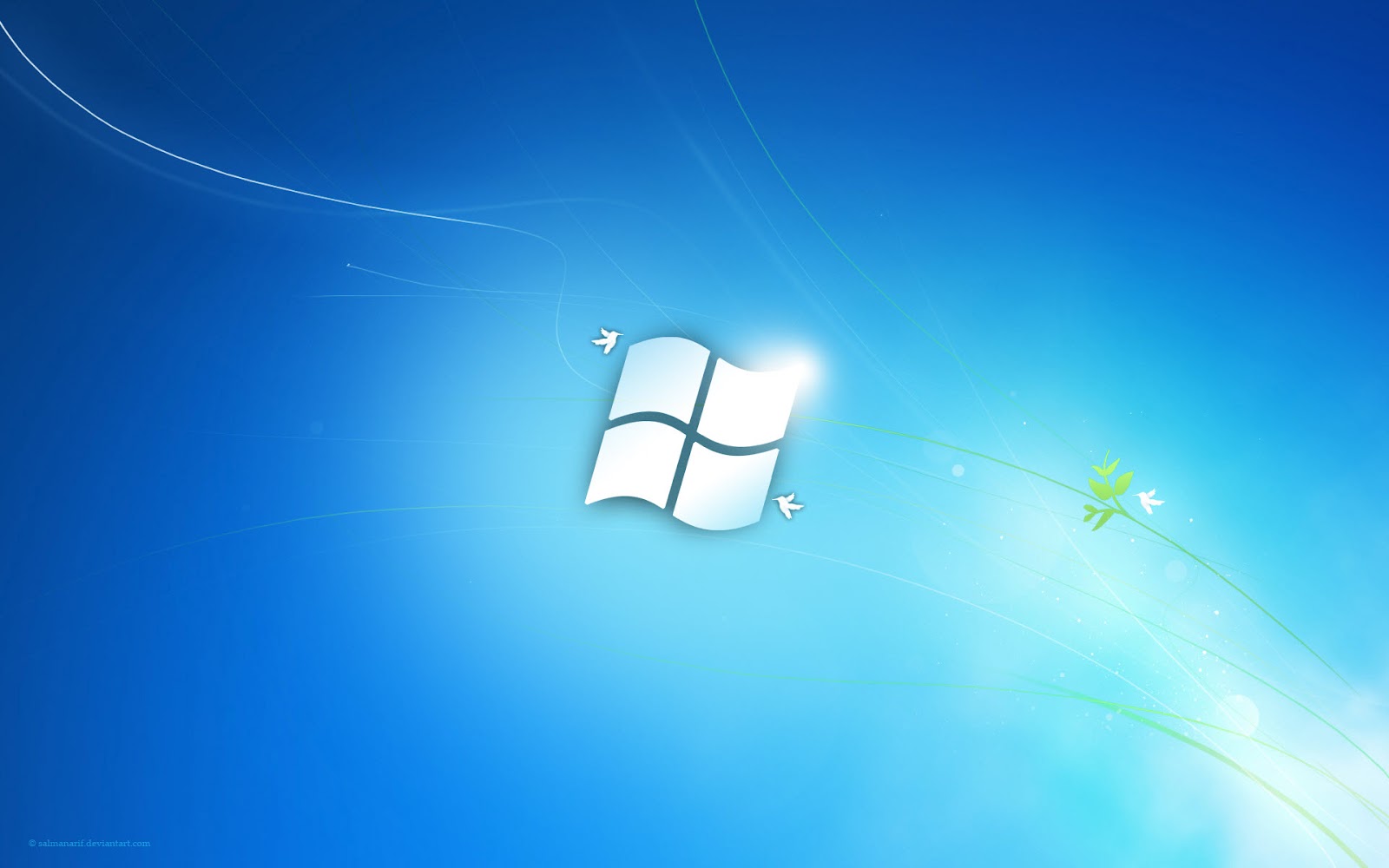 fonds d'écran windows 7,bleu,système opérateur,ciel,atmosphère,icône d'ordinateur