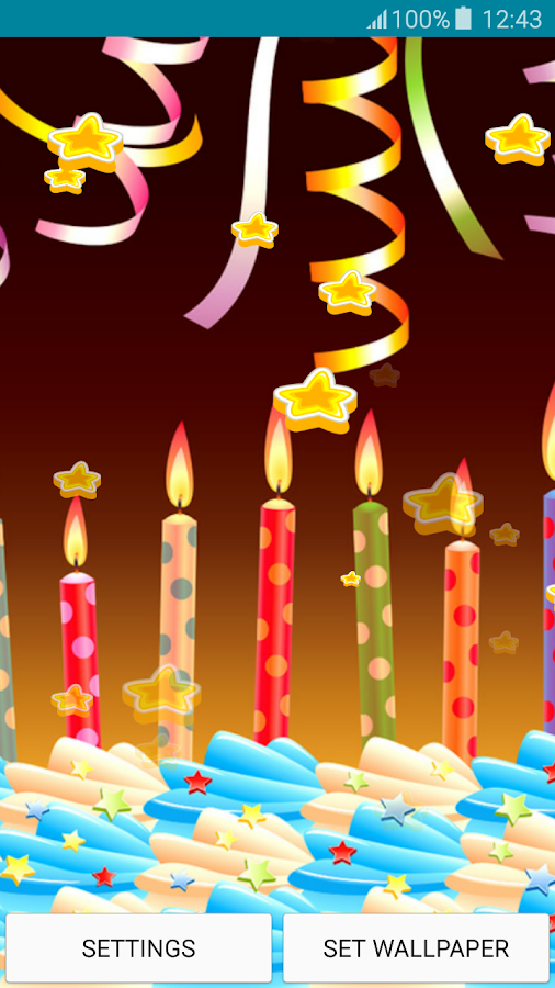 생일 축하 라이브 배경 화면,생신,생일 촛불,양초,케이크,조명