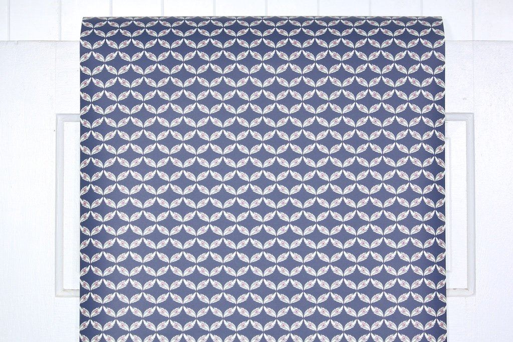 1980年代の壁紙 青い パターン ライン 設計 繊維 Wallpaperuse