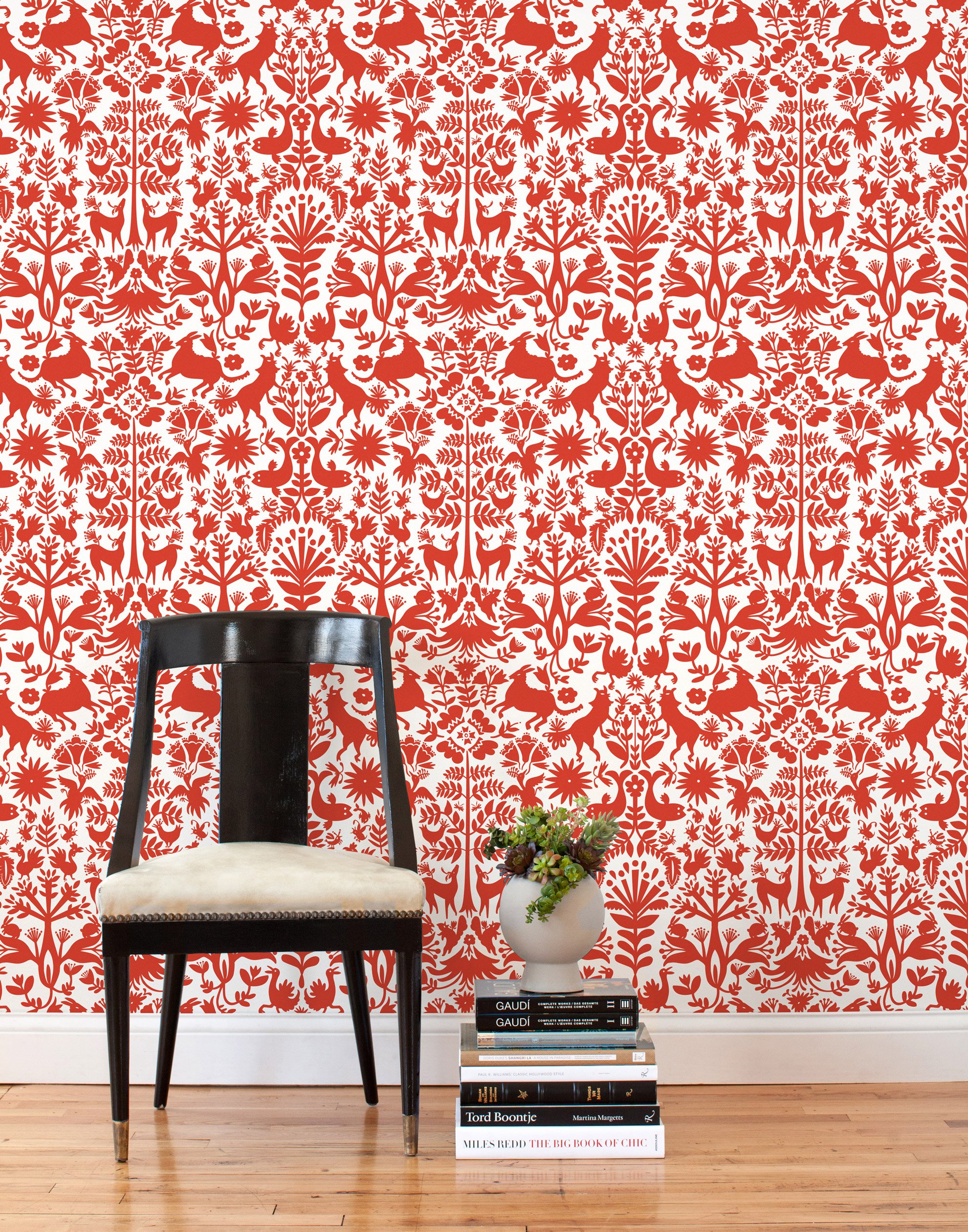 red removable wallpaper,wallpaper,interior design,curtain,wall,room
