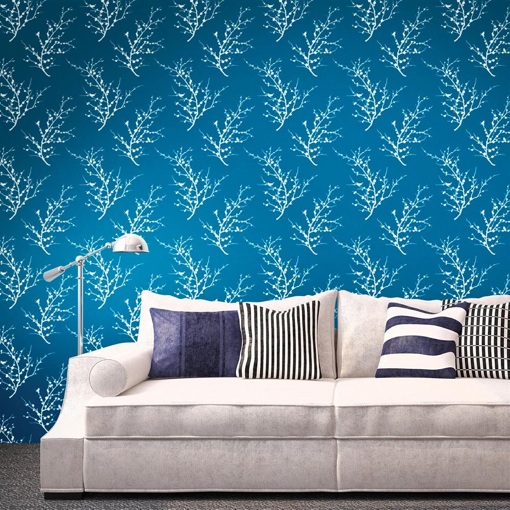 teal removable wallpaper,wallpaper,wall,wall sticker,room,pattern