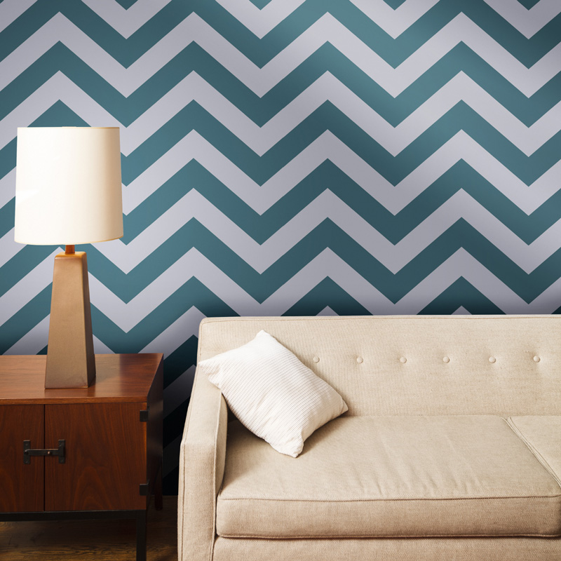 teal removable wallpaper,wall,wallpaper,room,lampshade,lighting