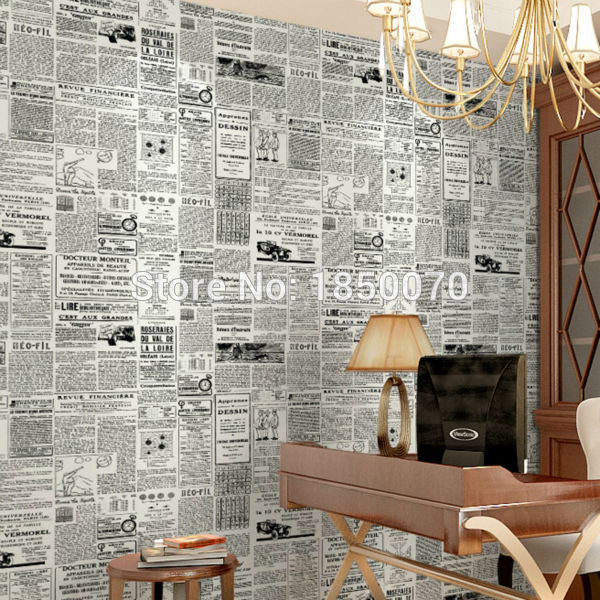 newspaper wallpaper for walls,wall,brick,wallpaper,tile,interior design