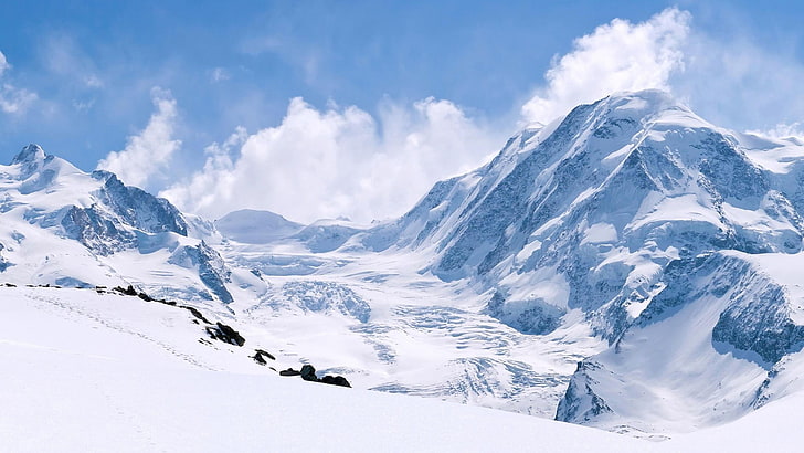 温度壁紙,山,山脈,雪,山塊,海嶺