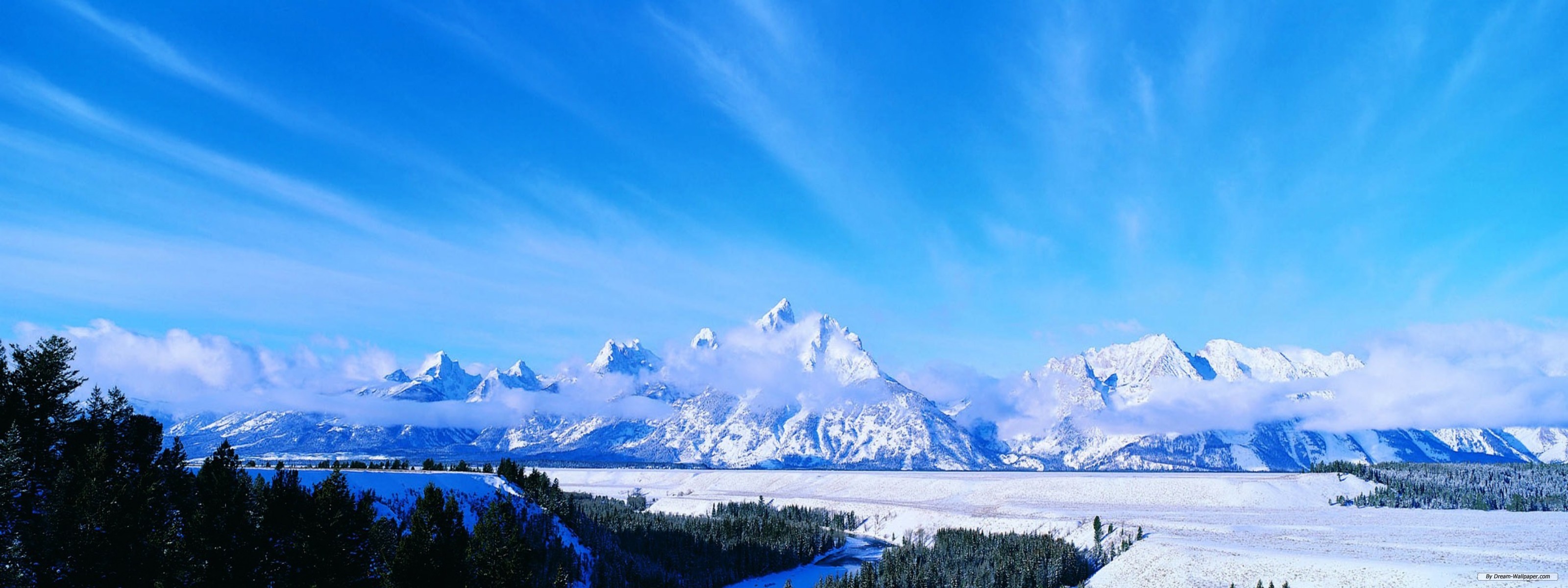 fond d'écran trois écrans,paysage naturel,ciel,la nature,montagne,chaîne de montagnes