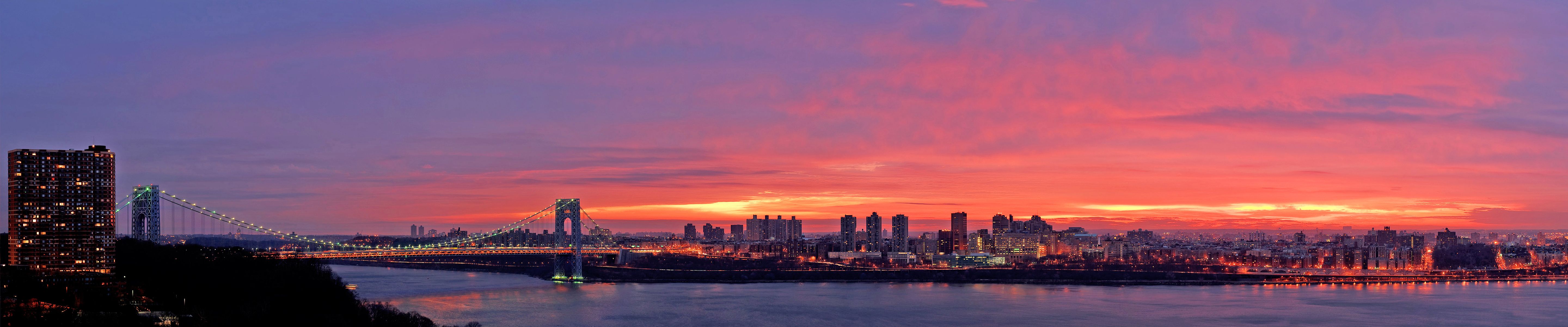 three screen wallpaper,cityscape,sky,skyline,city,metropolitan area