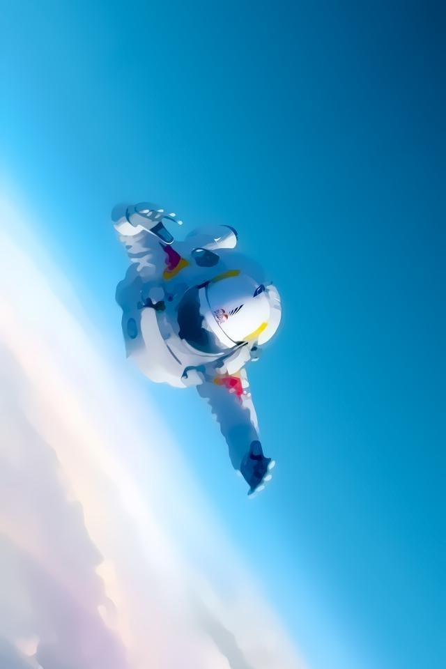 iphone 5s dynamic wallpaper,extreme sport,sky,parachuting,air sports,atmosphere