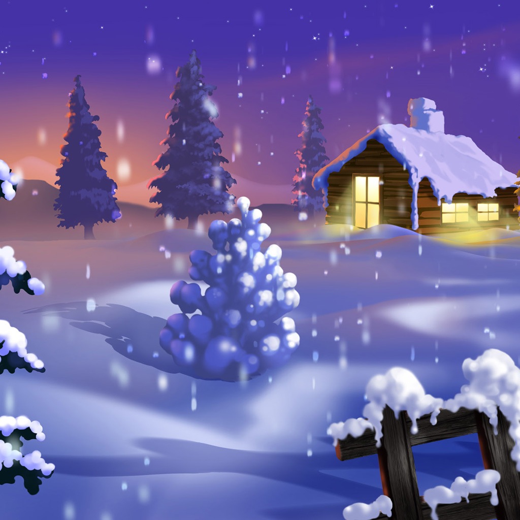 fondos de pantalla en movimiento para ipad,invierno,nochebuena,árbol,árbol de navidad,cielo