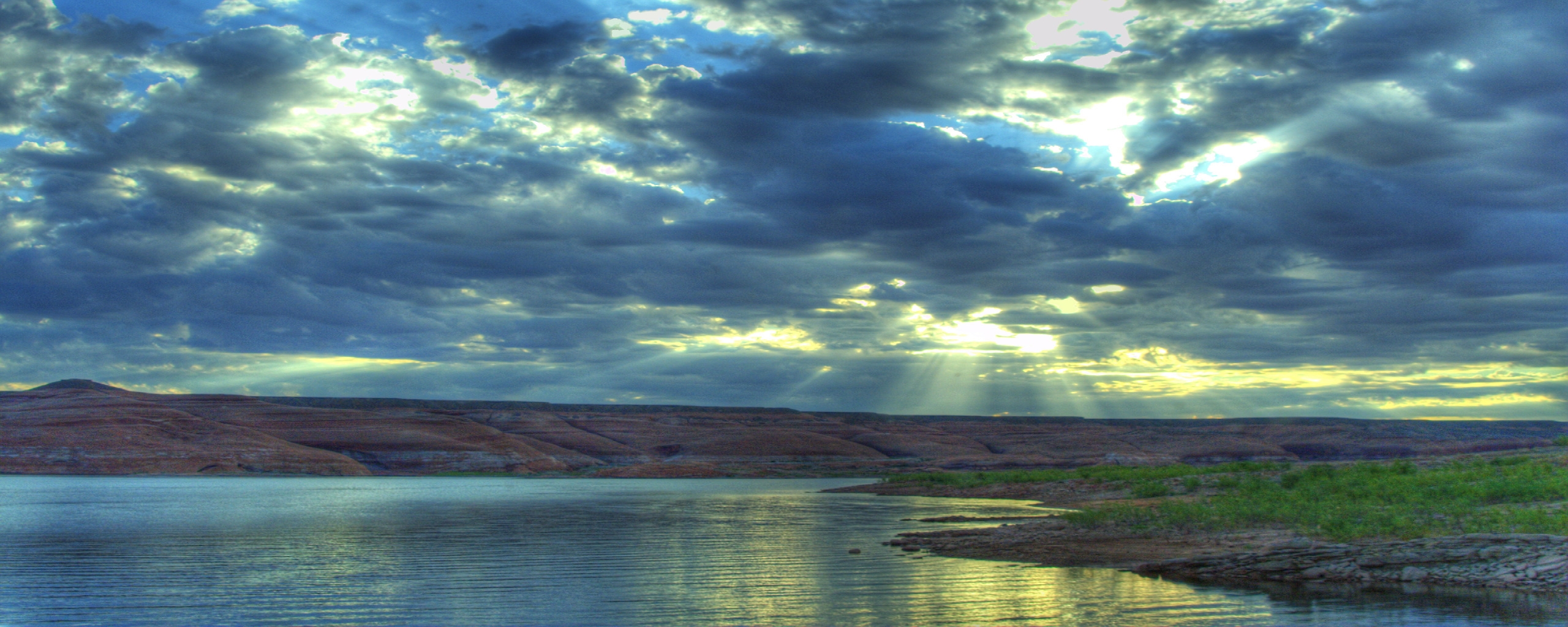 fondos de escritorio panorámicos monitores duales,cielo,paisaje natural,naturaleza,agua,nube