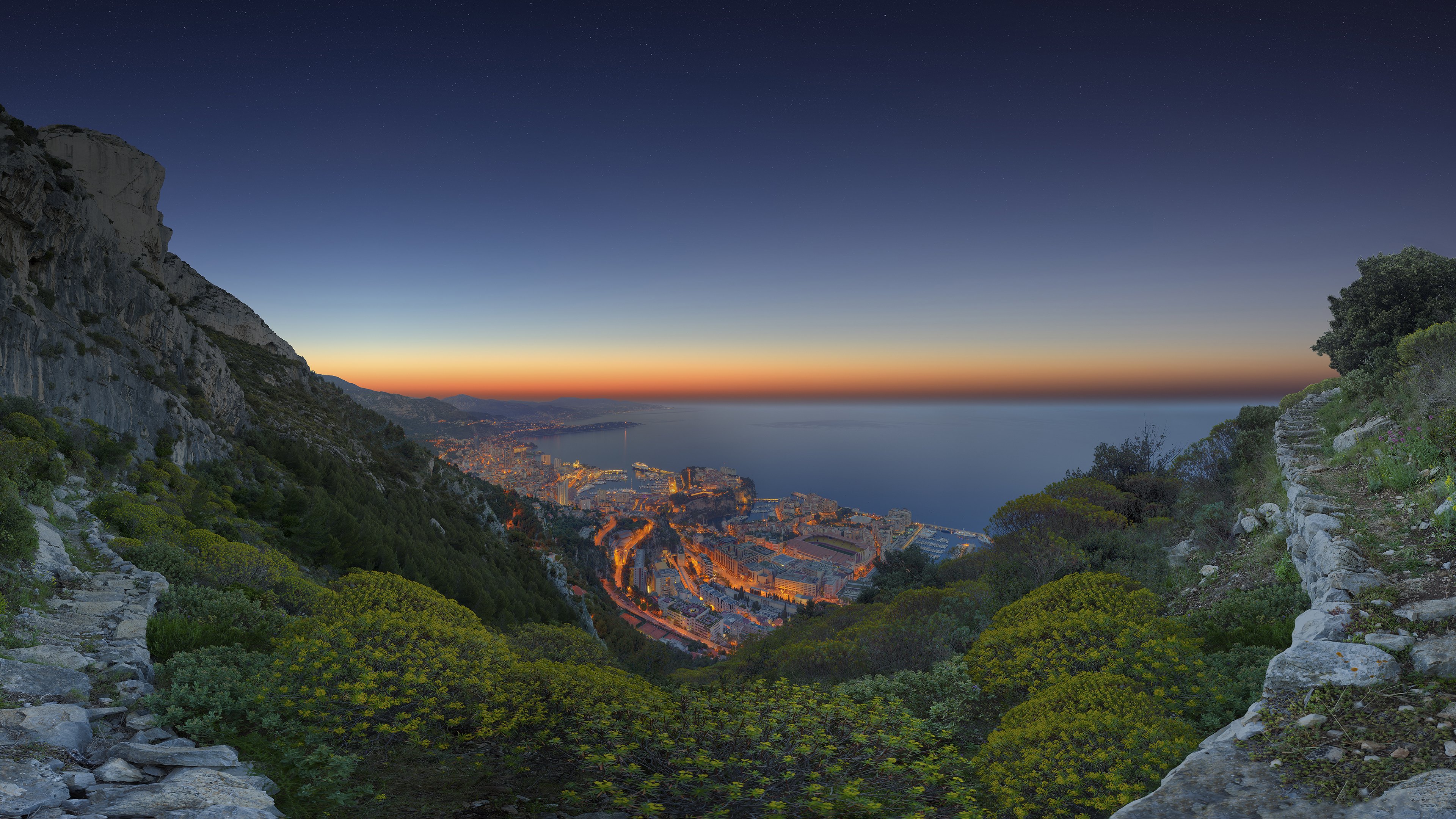 hd panorama tapete,natur,himmel,natürliche landschaft,berg,felsen