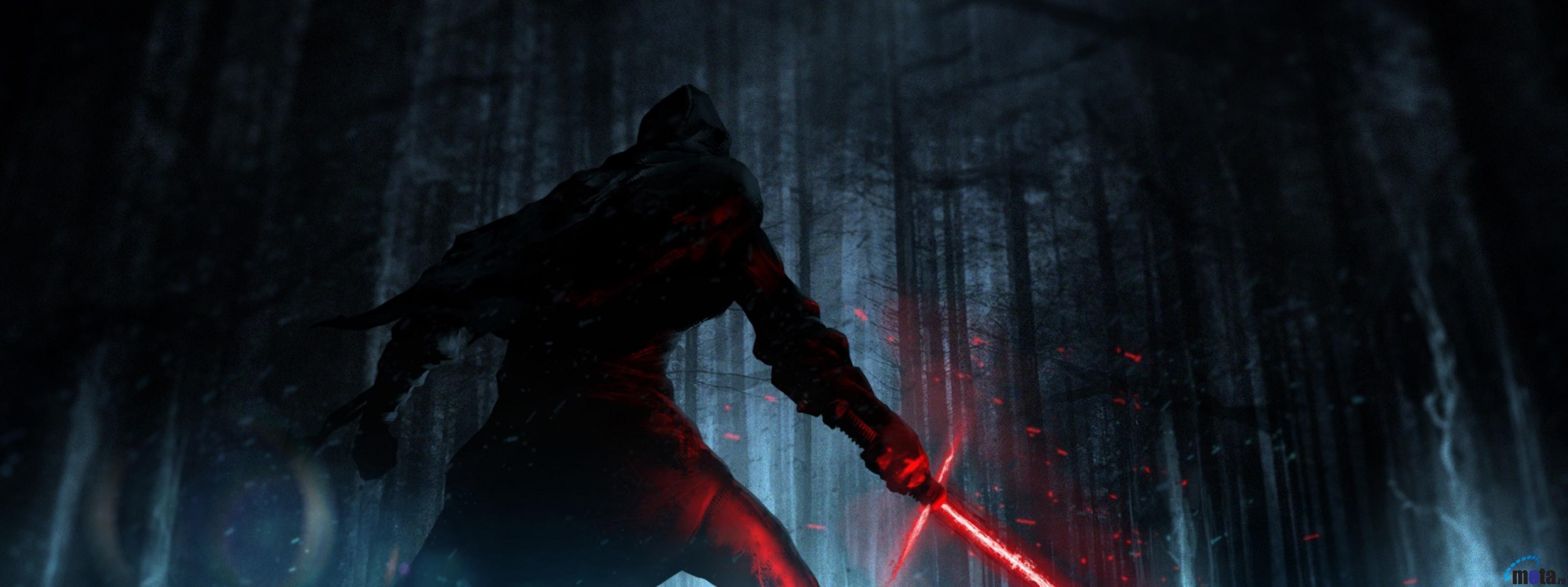 star wars dual monitor wallpaper,action adventure game,darkness,screenshot,fictional character,pc game