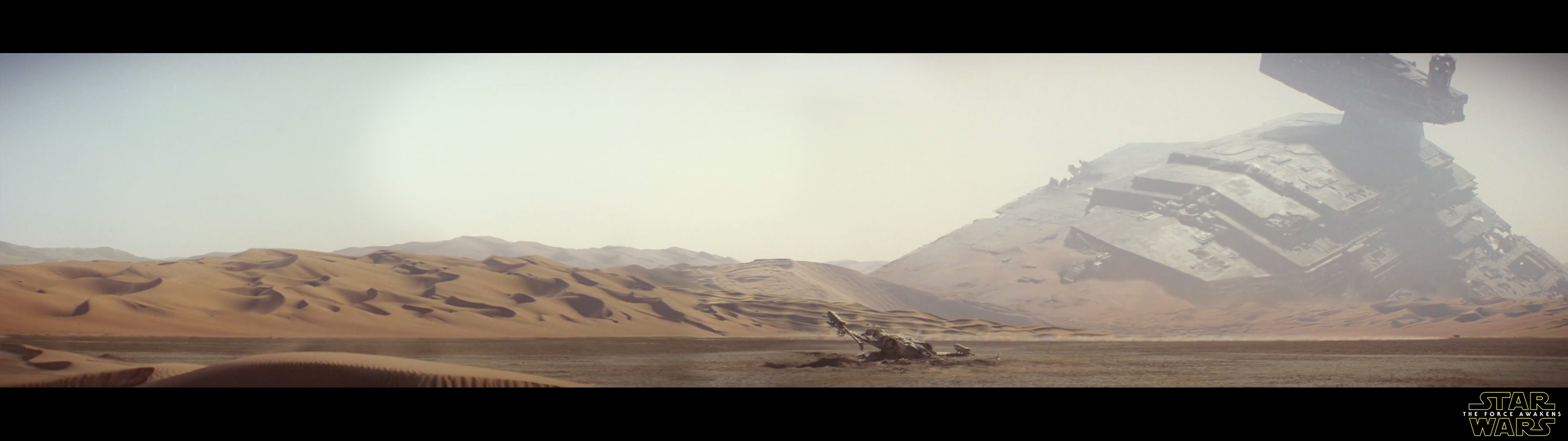 star wars dual monitor wallpaper,desert,sand,natural environment,mountainous landforms,aeolian landform