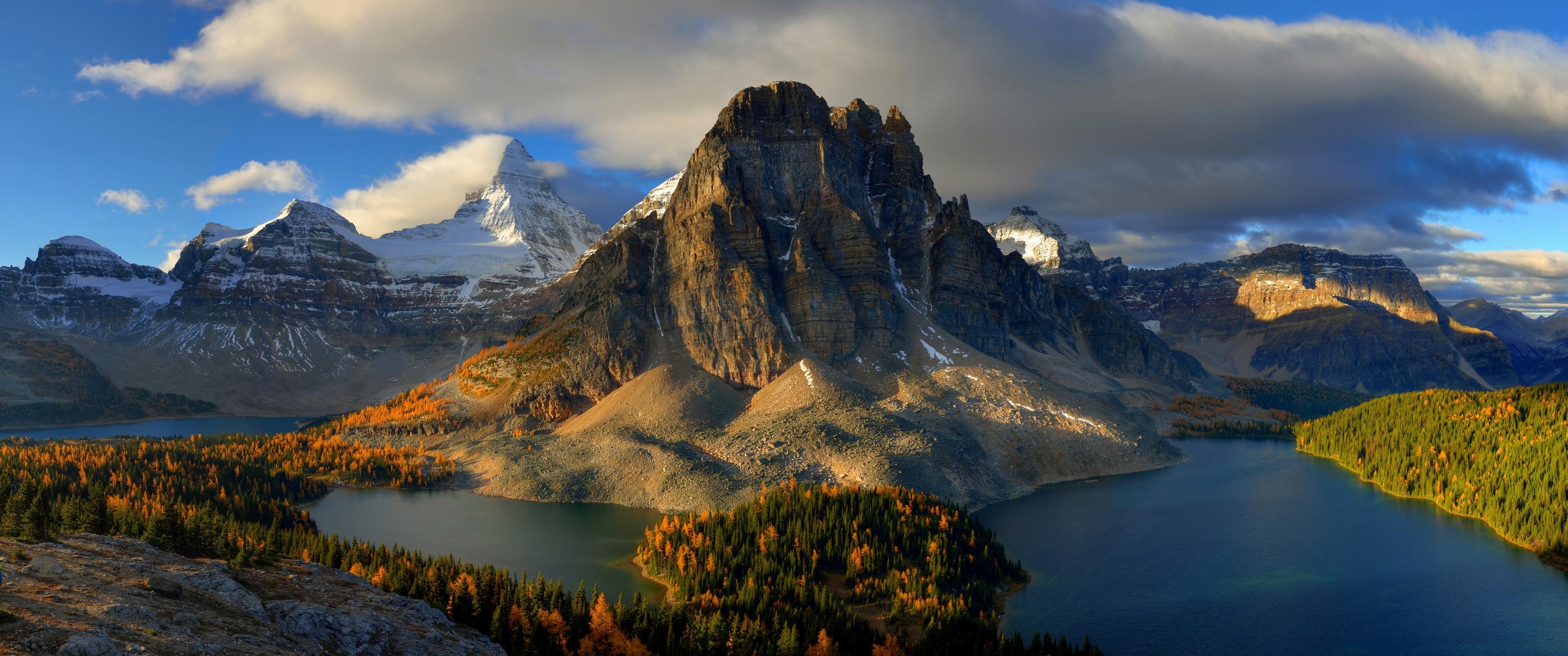 tapetenpanorama,berg,natürliche landschaft,natur,gebirge,himmel