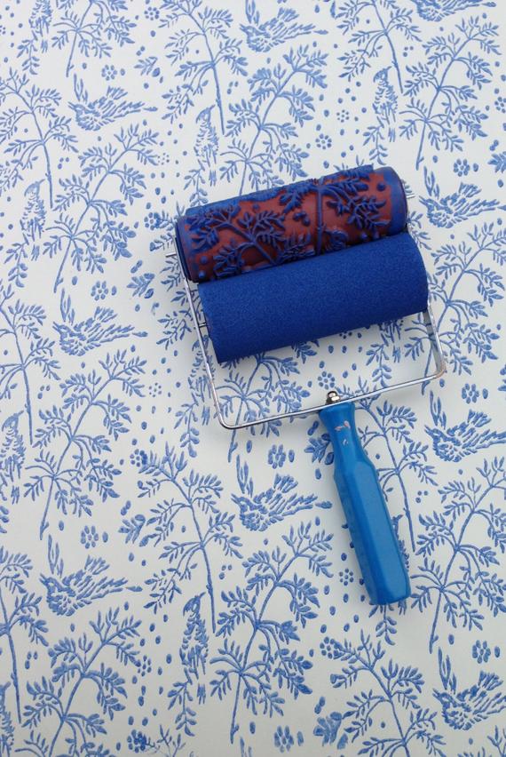 rouleau de peinture de papier peint,bleu,bleu cobalt,stylo plume,bleu électrique