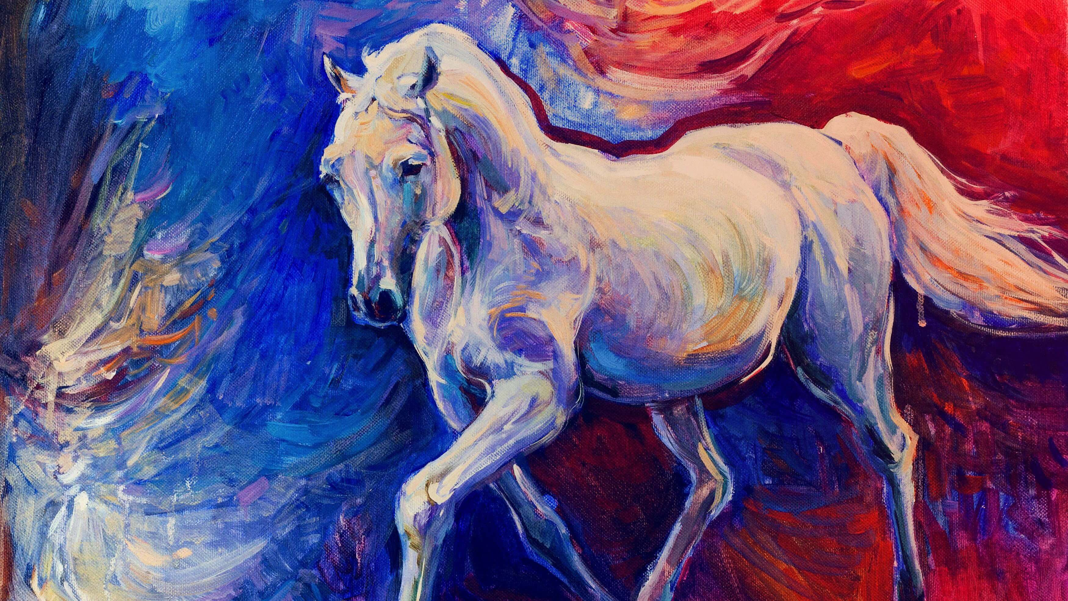 wallpaper painting art,horse,painting,acrylic paint,watercolor paint,stallion