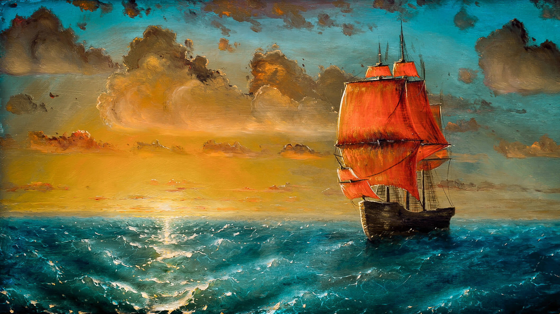 wallpaper painting art,painting,vehicle,sailing ship,boat,watercraft