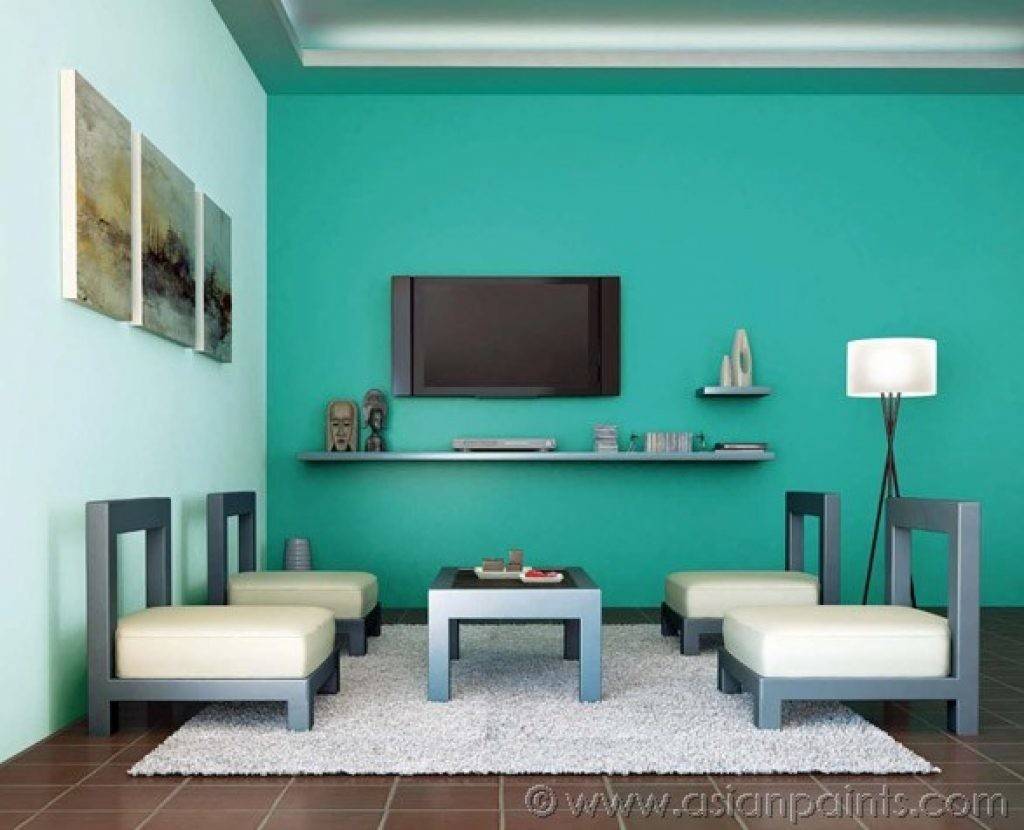 ideas de combinación de papel tapiz y pintura,habitación,sala,verde,mueble,diseño de interiores