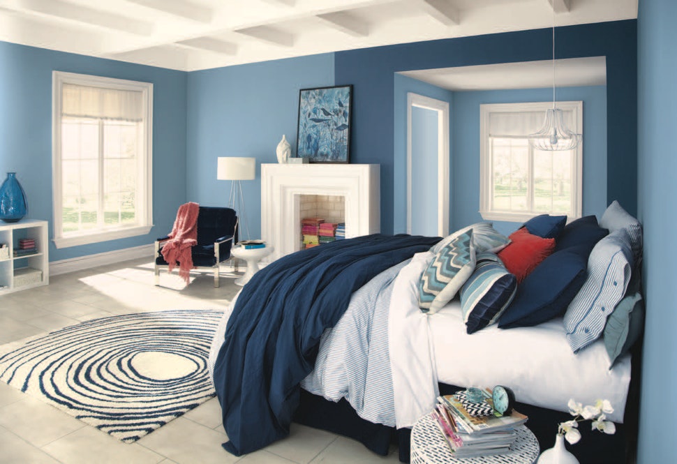 ideen für die kombination von tapeten und farben,schlafzimmer,zimmer,möbel,bettdecke,bett