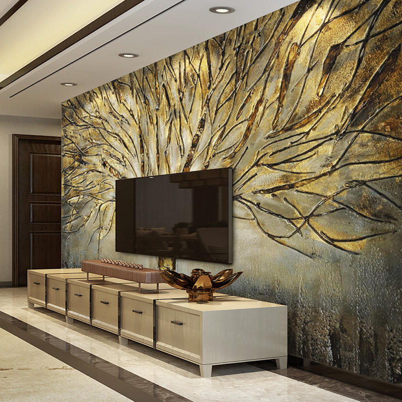 3d painting wallpaper,wall,room,wallpaper,living room,interior design