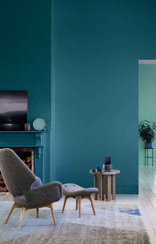 ideas de combinación de papel tapiz y pintura,azul,mueble,habitación,turquesa,diseño de interiores