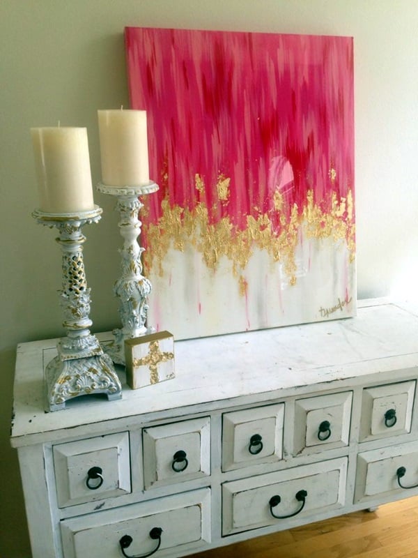 ideas de combinación de papel tapiz y pintura,rosado,habitación,mueble,cajón,diseño de interiores