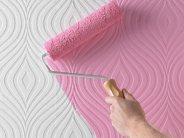 painting textured wallpaper,pink,textile,magenta,linens,hand