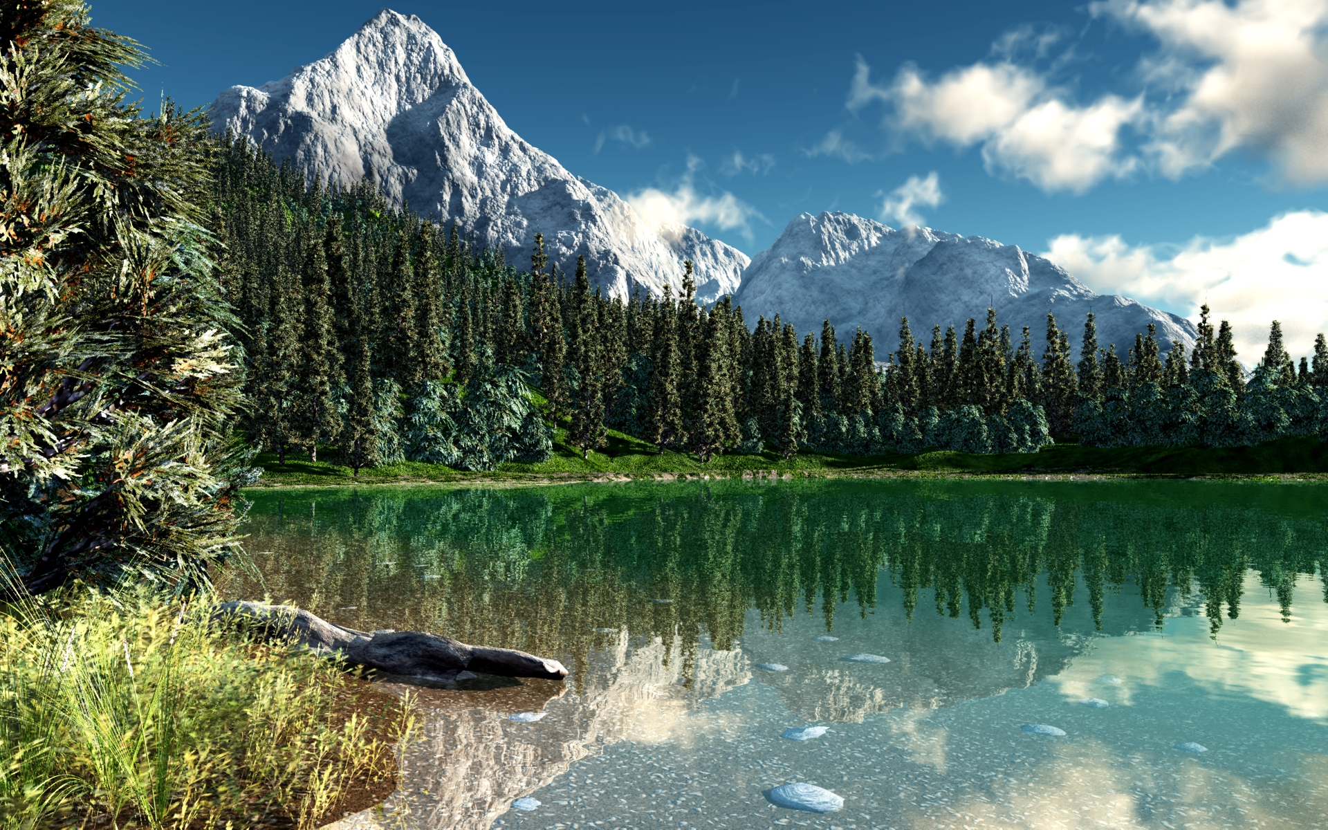 fondos de escritorio de montaña,paisaje natural,montaña,naturaleza,reflexión,agua