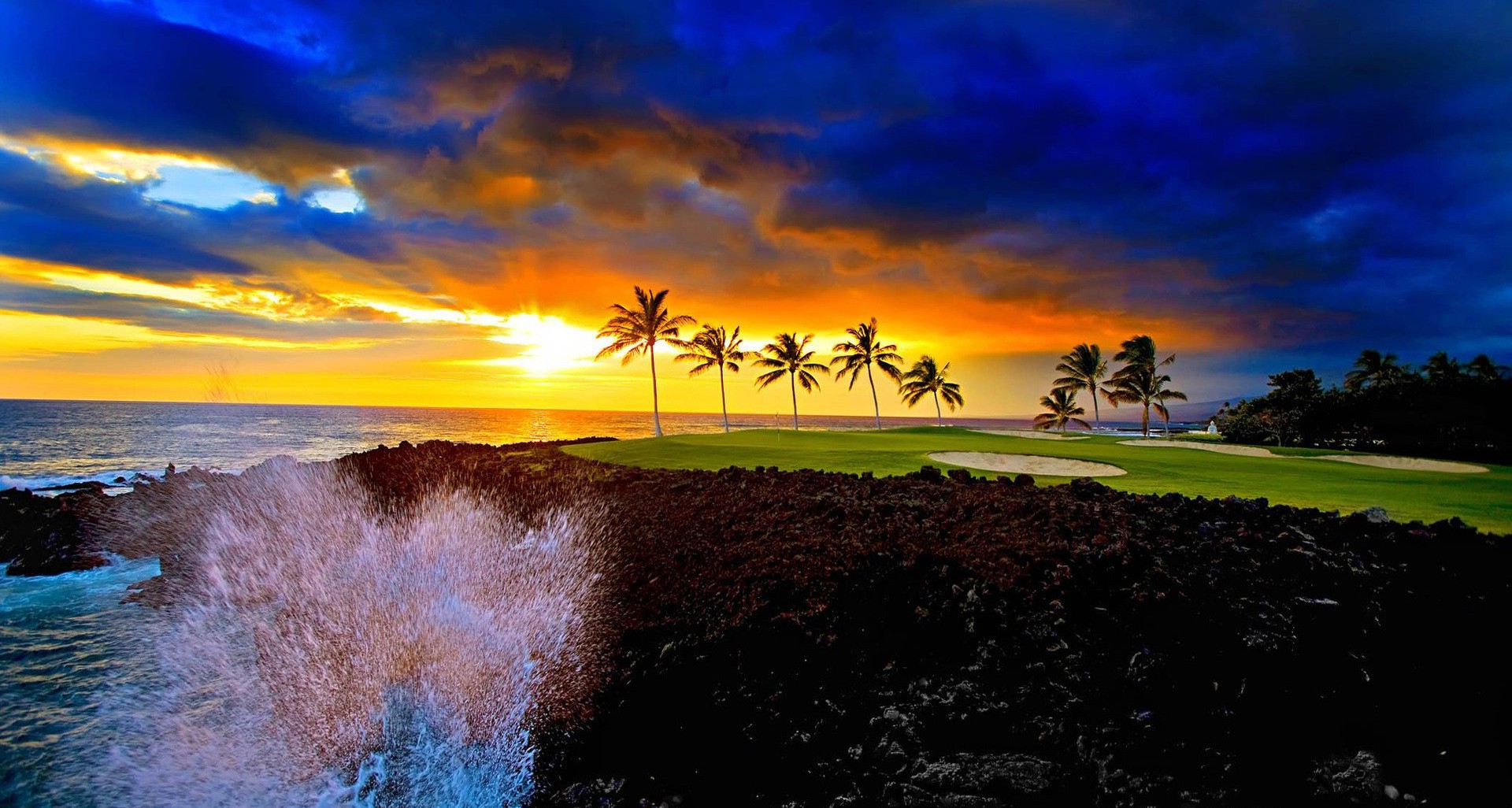 large desktop wallpaper,sky,natural landscape,nature,horizon,sunrise