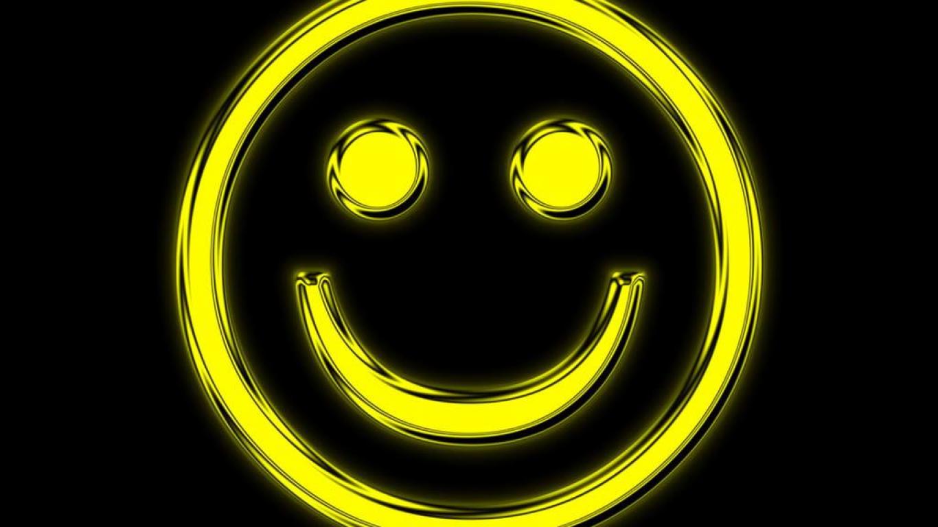 smiley face wallpaper hd,emoticon,black,yellow,facial expression,smiley