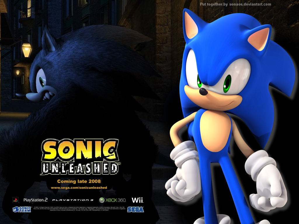 sonic unleashed wallpaper,sonic the hedgehog,cartoon,fictional character,action figure,animated cartoon