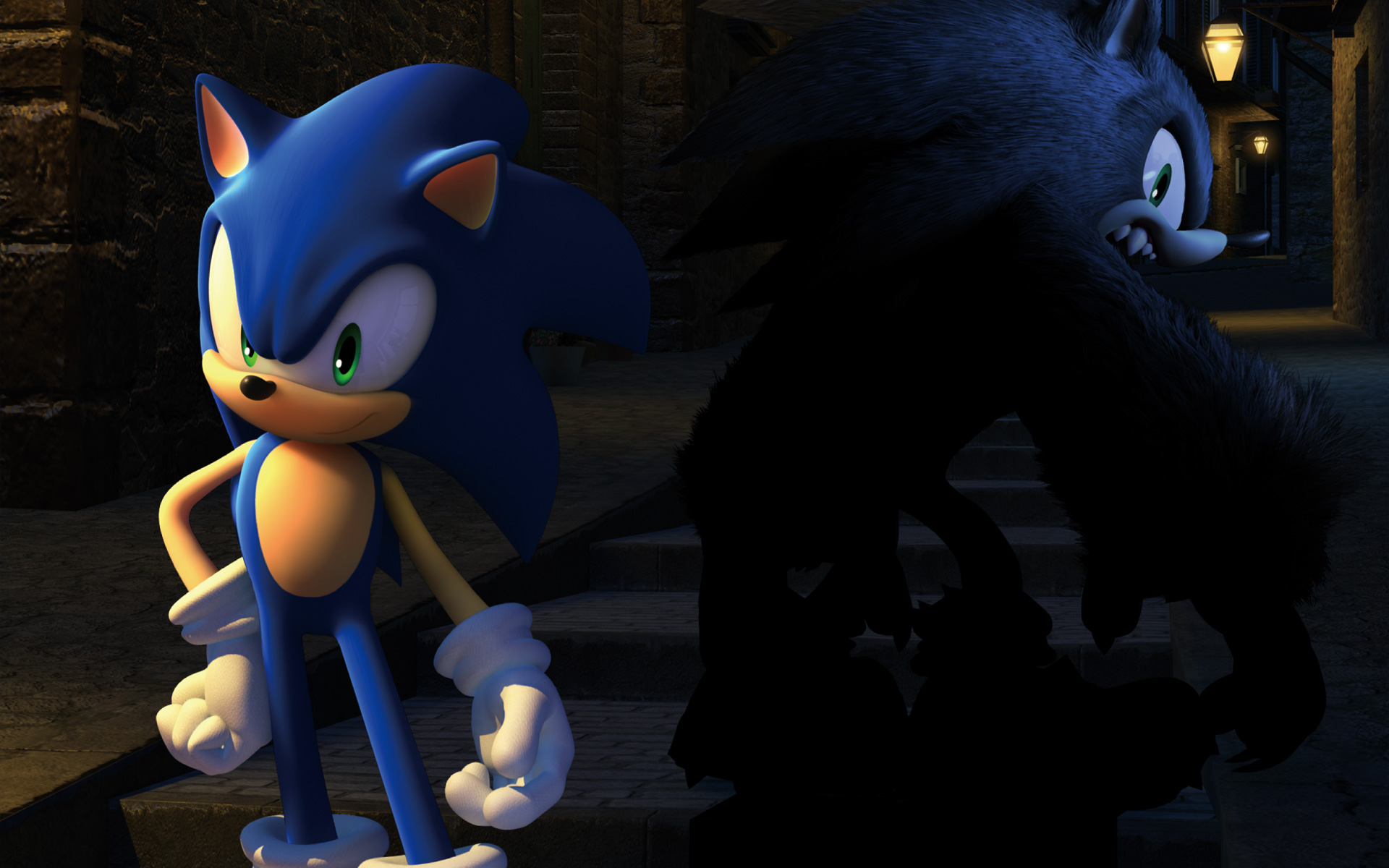 sonic unleashed wallpaper,blue,cartoon,fictional character,animation,animated cartoon