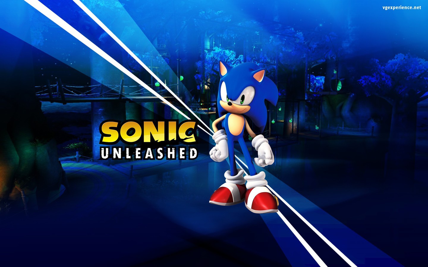 sonic unleashed wallpaper,pc game,games,technology,screenshot,animation