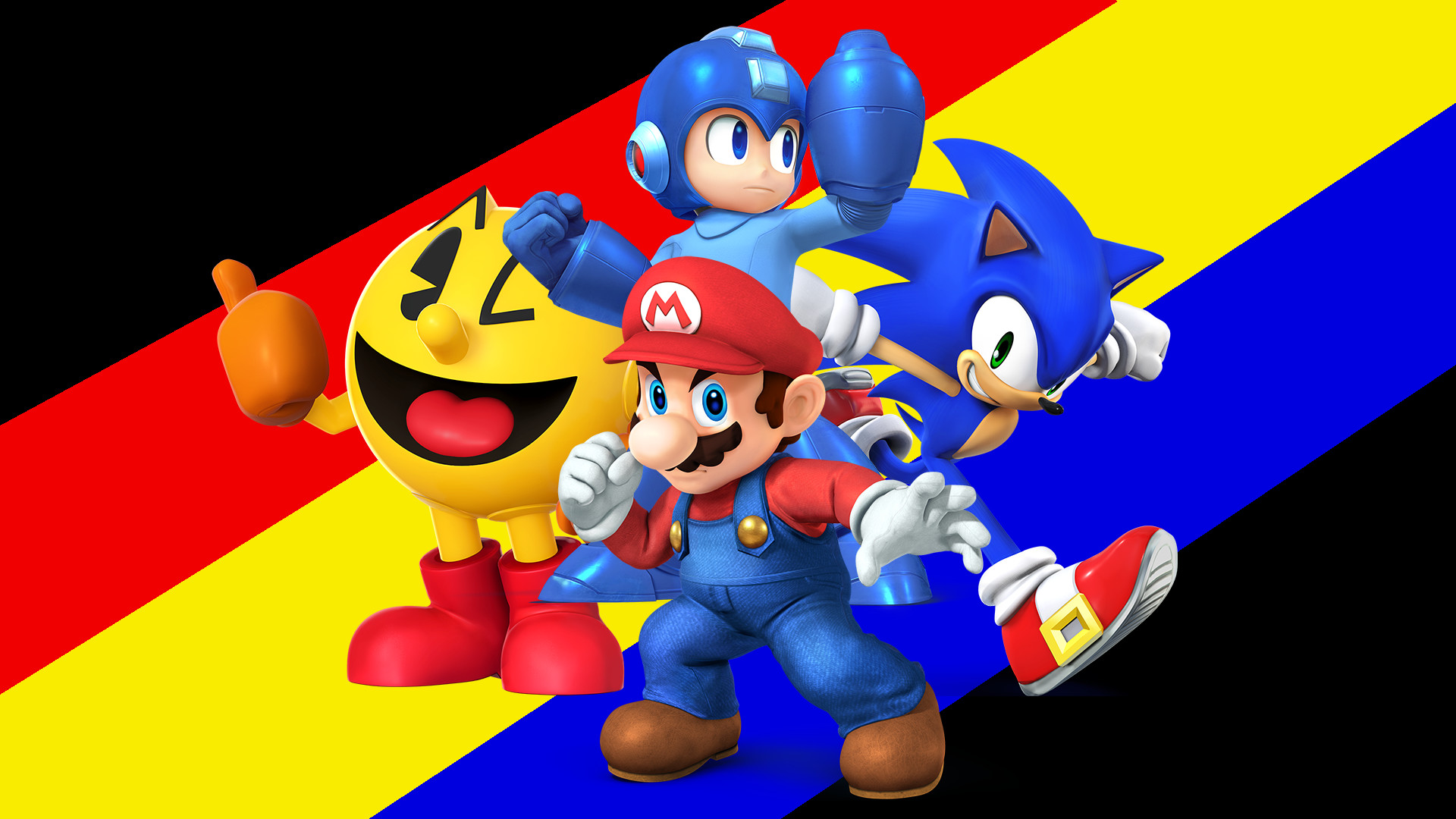 mario und sonic wallpaper,karikatur,animierter cartoon,mario,erfundener charakter,sonic the hedgehog