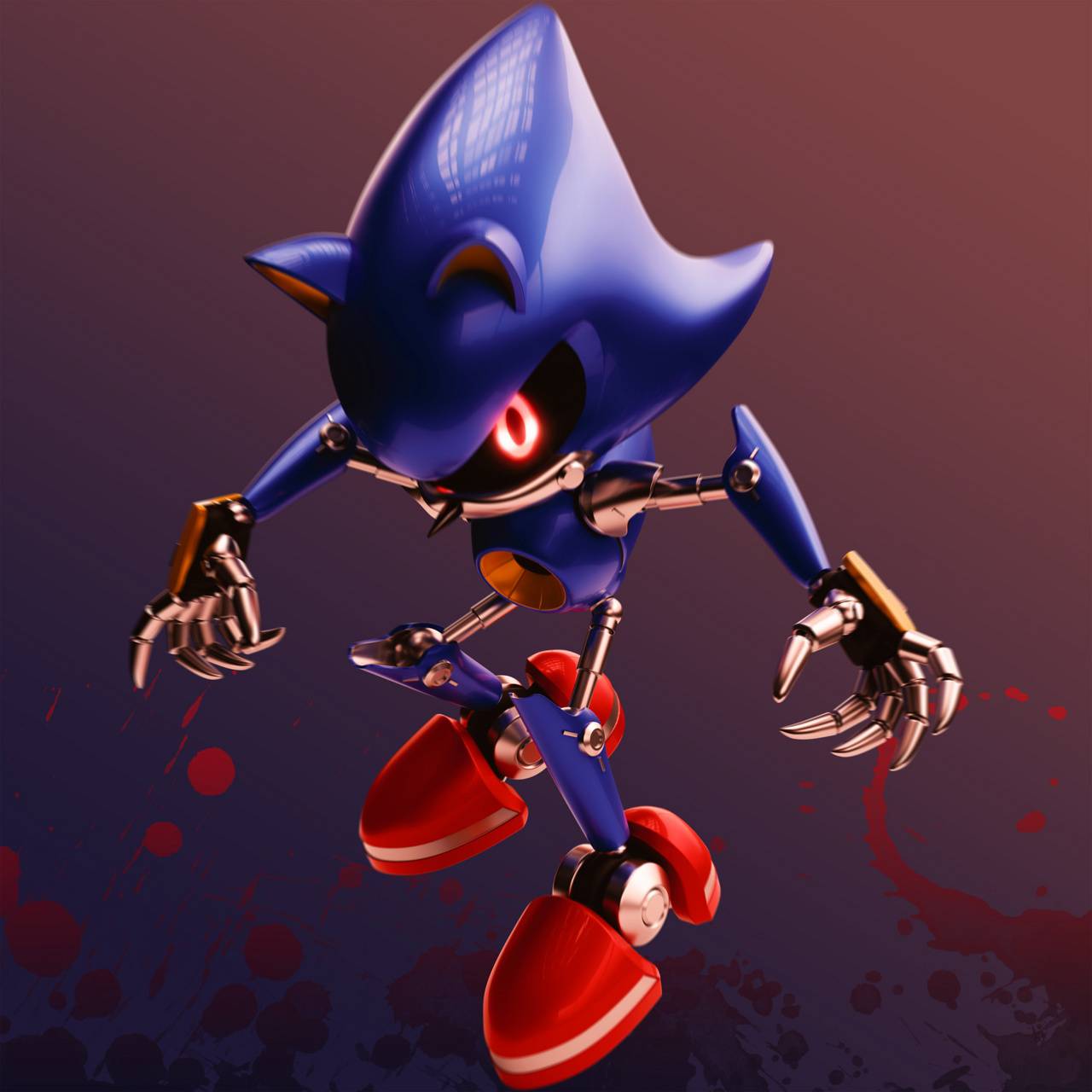 metal sonic wallpaper,sonic the hedgehog,cobalt blue,animation,animated cartoon,action figure