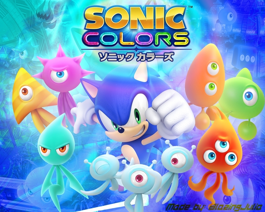 sonic colors wallpaper,cartoon,animated cartoon,games,fictional character